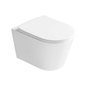 MEXEN - Rico Závesná WC misa Rimless Tornado vrátane sedátka s slow slim, duroplast, biela lesk 3072L4000T vyobraziť