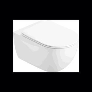 MEXEN - Carmen Závesná WC misa Rimless Tornado vrátane sedátka s slow slim, duroplast, biela lesk 3088L4000T vyobraziť