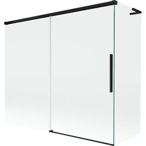 MEXEN/S - Rox L vaňová zástena 2-krídlová posuvná 180 + 90 x 150, transparent, čierna 8C9L-180-090-70-00 vyobraziť