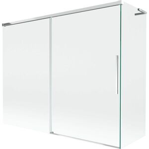 MEXEN/S - Rox L vaňová zástena 2-krídlová posuvná 190 + 90 x 150, transparent, chróm 8C9L-190-090-01-00 vyobraziť