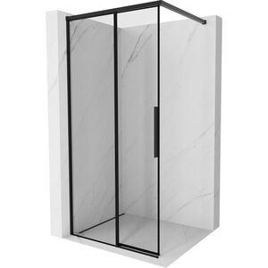 MEXEN/S - Rox Sprchová zástena WALK-IN ľavá 110 x 200, čierna okraj 8 mm, čierna 8C2-110-003-70-70-L vyobraziť