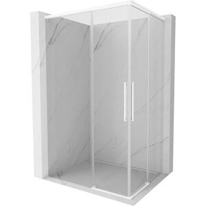 MEXEN/S - Rox Duo sprchovací kút posuvný 110 x 95, transparent, biela 8C2D-110-095-20-00 vyobraziť