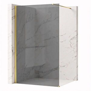 REA/S - Sprchová zástena Flexi Grey / Gold 110 KPL-K99783 vyobraziť