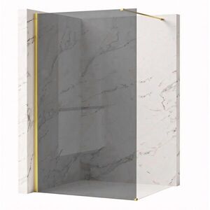 REA/S - Sprchová zástena Flexi Grey / Gold 80 KPL-K99786 vyobraziť