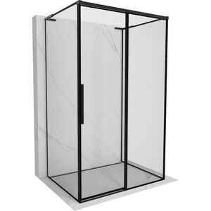 MEXEN/S - Rox-3S L sprchový kút 3 stenný, posuvný pravá 130 x 80, čierna okraj, čierna 8C2L-130-080-70-70-3S-P vyobraziť