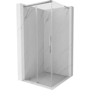 MEXEN/S - Rox L sprchový kút posuvný 95 x 95, transparent, chróm 8C2L-095-095-01-00 vyobraziť