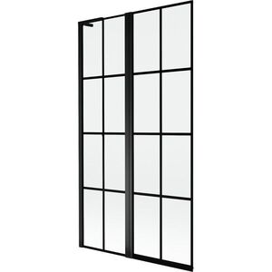 MEXEN/S - Mist L vaňová zástena 2-krídlová ľavá 100 x 150, čierna kratka, čierna 8A9L-100-011-70-77-L vyobraziť