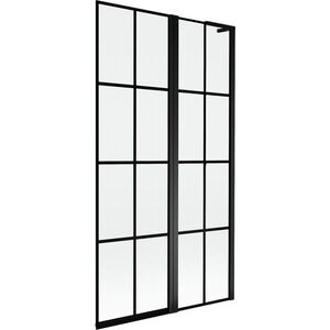 MEXEN/S - Mist L vaňová zástena 2-krídlová pravá 100 x 150, čierna kratka, čierna 8A9L-100-011-70-77-P vyobraziť