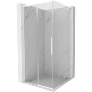 MEXEN/S - Rox L sprchový kút posuvný 95 x 95, transparent, biela 8C2L-095-095-20-00 vyobraziť
