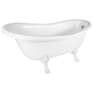 POLYSAN - RETRO voľne stojaca vaňa 157x76, 5x73cm, biela, nohy biele 43218 vyobraziť