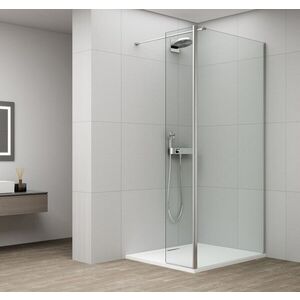 POLYSAN - ESCA CHROME sprchová zástena, fixné sklo 900 číre sklo, otoč. panel 300 ES3A90B30 vyobraziť