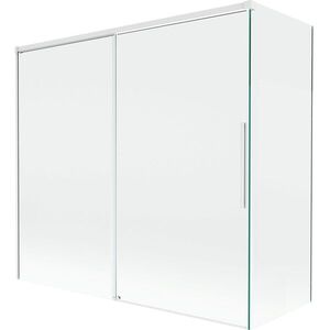 MEXEN/S - Rox vaňová zástena 2-krídlová posuvná 170 + 70 x 150, transparent, biela 8C9-170-070-20-00 vyobraziť