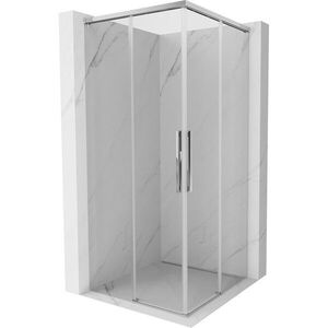 MEXEN/S - Rox Duo sprchovací kút posuvný 110 x 110, transparent, chróm 8C2D-110-110-01-00 vyobraziť