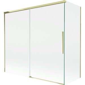 MEXEN/S - Rox vaňová zástena 2-krídlová posuvná 170 + 70 x 150, transparent, zlatá 8C9-170-070-50-00 vyobraziť