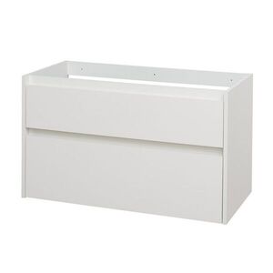 Mereo Opto, kúpeľňová skrinka 100 cm, biela CN912SN vyobraziť