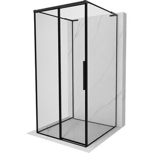 MEXEN/S - Rox-3S L sprchový kút 3 stenný, posuvný ľavá 95 x 95, čierna okraj, čierna 8C2L-095-095-70-70-3S-L vyobraziť