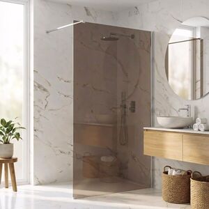 REA/S - Sprchová zástena Flexi Brown / Chrome 120 KPL-K99070 vyobraziť