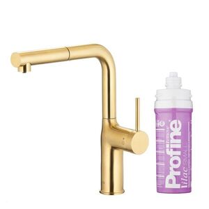 KFA - Duero pure move pull-out, filtrujúca s otočnou výtokovou armatúrou, brúsené svetlé zlato + profine lilac s 6623-425-39 vyobraziť