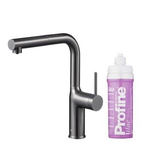 KFA - Duero pure move pull-out, filtrujúca s otočnou výtokovou armatúrou, gunmetal šedá + profine lilac s 6623-425-61 vyobraziť