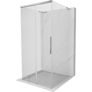 MEXEN/S - Rox-3S L sprchový kút 3 stenný, posuvný 100 x 100, transparent, chróm 8C2L-100-100-01-00-3S vyobraziť
