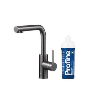 KFA - Duero pure basic, filtrujúca s otočnou výtokovou armatúrou, PVD gunmetal šedá + profine blue s 6623-913-61 vyobraziť
