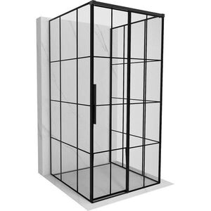 MEXEN/S - Rox-3S sprchovací kút 3 stenný, posuvný pravá 120 x 120, čierna kratka, čierna 8C2-120-120-70-77-3S-P vyobraziť