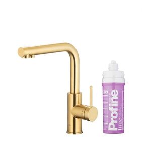 KFA - Duero pure basic, filtrujúca s otočnou výtokovou armatúrou, brúsené svetlé zlato + profine lilac s 6623-915-39 vyobraziť