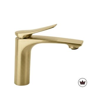 REA - Umývadlová batéria PREMIUM Vision Gold Brush Low REA-B6342 vyobraziť