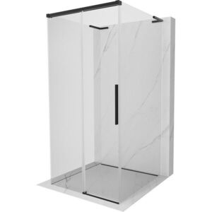 MEXEN/S - Rox-3S L sprchový kút 3 stenný, posuvný 100 x 100, transparent, čierna 8C2L-100-100-70-00-3S vyobraziť