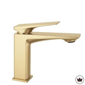 REA - Umývadlová batéria PREMIUM Prime Brush Gold Low REA-B6775 vyobraziť