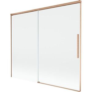 MEXEN/S - Rox vaňová zástena 2-krídlová posuvná 180 x 150, transparent, meď kartáčovaná 8C9-180-001-65-00 vyobraziť
