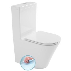 Bruckner - FEIN WC kombi, Rimless, spodný/zadný odpad, biela 201.428.4 vyobraziť