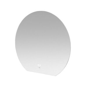 Mereo Zrkadlo okrúhle s rovnou hranou 80x74 cm, ambientné LED osvetlenie a odhmlievanie CN185 vyobraziť