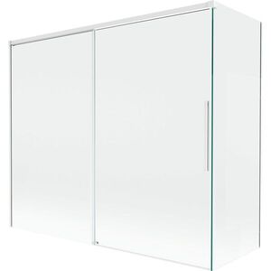 MEXEN/S - Rox vaňová zástena 2-krídlová posuvná 180 + 80 x 150, transparent, biela 8C9-180-080-20-00 vyobraziť