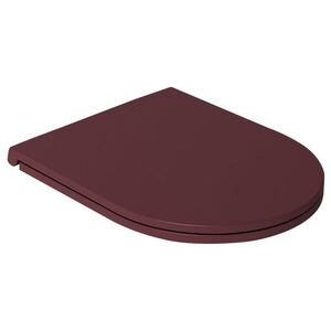 ISVEA - INFINITY WC sedátko SLIM, Soft Close, Easy Take, matná maroon Red 40KF0543I vyobraziť