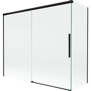 MEXEN/S - Rox vaňová zástena 2-krídlová posuvná 180 + 90 x 150, transparent, čierna 8C9-180-090-70-00 vyobraziť