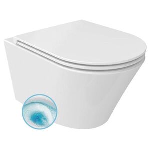 SAPHO - PACO závesná WC misa, Vortex Rimless, 36x53cm, biela PZ1012V vyobraziť