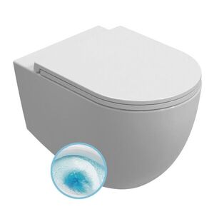 ISVEA - INFINITY závesná WC misa, Vortex Rimless, 36, 5x53cm, biela 10NF02003 vyobraziť