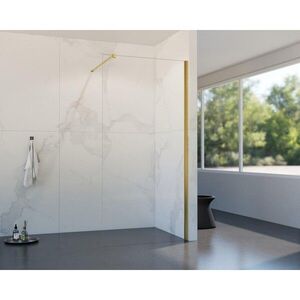 HOPA - Walk-in sprchovací kút LAGOS GOLD NEW 200 - Farba rámu - Zlatá, Rozmer A - 80, Rozmer C - 200, Výplň - Číre bezpečnostné sklo - 8 mm BCLAGO80BGCN2 vyobraziť