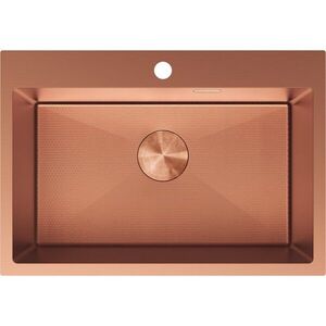 MEXEN - Solix oceľový drez 1-bowl 650 x 450 mm, meď HC 6403651000-65HC vyobraziť