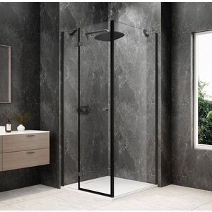 POLYSAN - GLOBE GUN METAL štvorcová sprchová zástena 800x800, číre sklo, ľavá GB1080-3215LGM vyobraziť