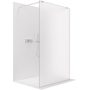 CERANO - Sprchová zástena Walk-in Onyx Duo Ľ/P - 8 mm - hranatá vzpera - chróm, mliečne sklo- 60x200 CER-8050BD1868 vyobraziť