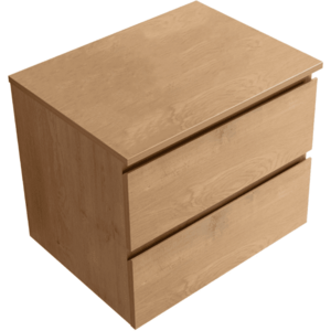 CERANO - Kúpeľňová skrinka Carole + doska pod umývadlo Navira Slim - 18 mm - dub medový - 70x49, 8x46 CER-8050BD82825 vyobraziť