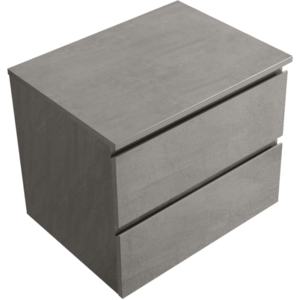 CERANO - Kúpeľňová skrinka Carole + doska pod umývadlo Navira Slim - 18 mm - betónovo šedá - 60x49, 8x46 CER-8050BD82985 vyobraziť
