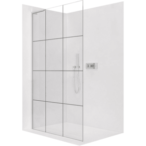 CERANO - Sprchová zástena Walk-in Onyx L-ľavá vzpera - 8 mm - chróm, industriálne sklo - 140x200 CER-8050BD1333 vyobraziť