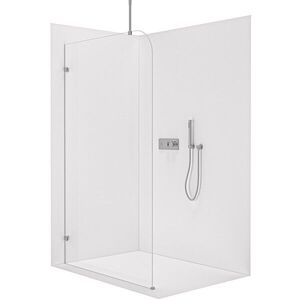 CERANO - Sprchová zástena Walk-in Orbis Top Round Ľ/P - 8 mm - okrúhla vzpera - chróm, transparentné sklo - 110x200 CER-682330 vyobraziť