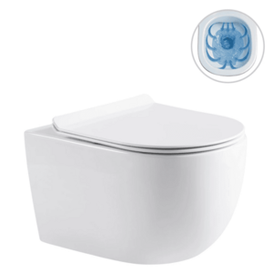 CERANO - WC závesné Felci, Rimless + Slim/UF sedátko - biela lesklá - 53x37 CER-417377 vyobraziť