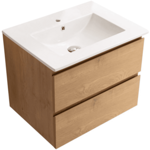 CERANO - Kúpeľňová skrinka Carole + keramické umývadlo Todo - dub medový - 71x50x46, 5 CER-8050BD82995 vyobraziť