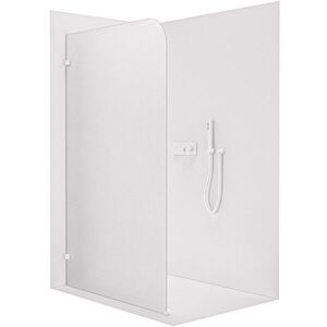 CERANO - Sprchová zástena Walk-in Orbis - Ľavá - 8 mm - biela matná, mliečne sklo - 80x200 CER-682369 vyobraziť