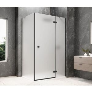 POLYSAN - GLOBE BLACK obdĺžniková sprchová zástena 1200x800, matné sklo, pravé GB1012-3215MRB vyobraziť